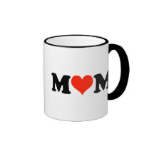 Mom with a Heart Mug