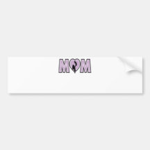 Mom with baby bumper sticker