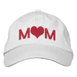 Mom With Heart embroidered hats