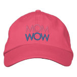 MOM WOW Embroidered Cap for Mother's Day Baseball Cap