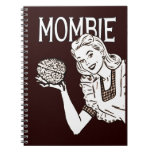 Mombie Retro Zombie Mom Notebook