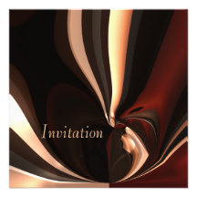 Moment de fonte de chocolat d'art abstrait d'invit