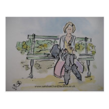 Moment in time series - shopping, www.sar... post cards