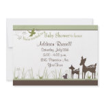 Momma and Baby Deer Shower Invitations