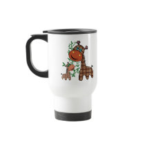 Momma and Baby Giraffe with Tree Mug