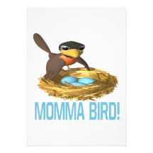 Momma Bird 6 Invitation