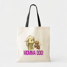 Momma Dog Tote Bag