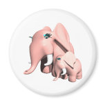 Momma Elephant Refrigerator Magnets