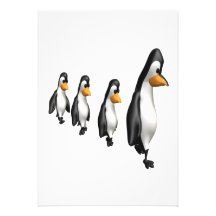 Momma Penguin Invite