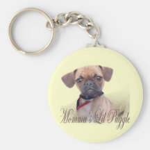 Momma's Lil Puggle Key Chains