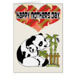 Mommie with Baby Panda Card