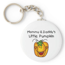 Mommy and Daddy's Pumpkin Tshirts and Gifts Keychains