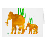 Mommy and Me Elephant Cards