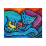 Mommy Cat Loves Her Kittens Post Cards