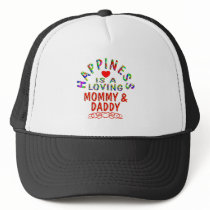 Mommy & Daddy Happiness Mesh Hats