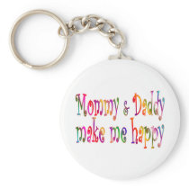 Mommy & Daddy Key Chain