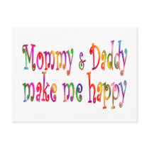 Mommy & Daddy Post Cards