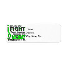 Mommy Means The World To Me Lymphoma Return Address Label