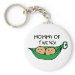 Mommy of Twin Pod Keychains