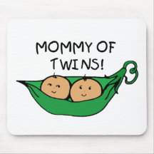 Mommy of Twin Pod Mouse Mat