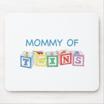 Mommy of Twins Blocks Mouse Mats