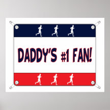 Mommy or Daddy's # 1 Fan Print