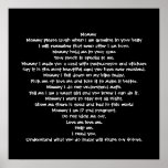 Mommy poem print