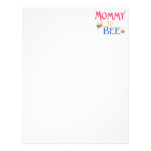 Mommy to Be Personalized Letterhead