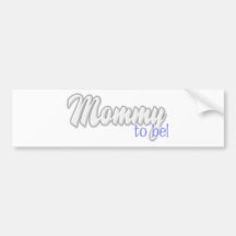 Mommy to beBlue Bumper Sticker