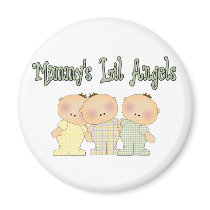 MOMMYS LIL ANGELS triplets magnets