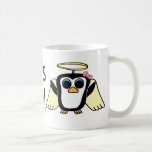 Mommy's Little Angel Girl Penguin Mugs