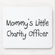 Mommys Little Charity Officer Mouse Mat