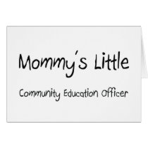Mommys Little Community Education Officer Cards