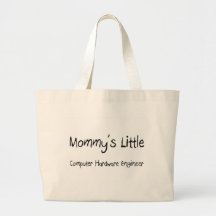 Mommys Little Computer Hardware Engineer Tote Bags