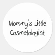 Mommys Little Cosmetologist Sticker
