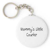 Mommys Little Courier Keychain