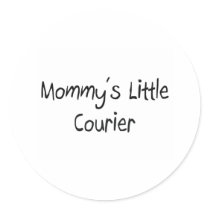Mommys Little Courier Stickers