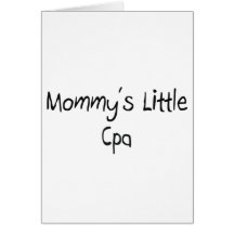 Mommys Little Cpa Greeting Card