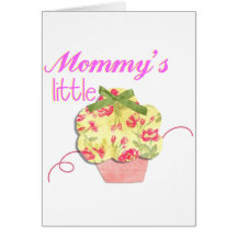 Mommy's Little Cupcake Greeting Card
