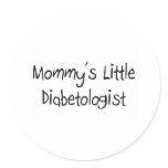 Mommys Little Diabetologist stickers