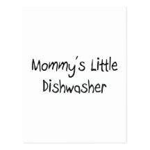 Mommys Little Dishwasher Postcard