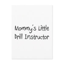 Mommys Little Drill Instructor Post Card