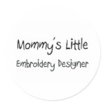 Mommys Little Embroidery Designer stickers