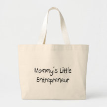 Mommys Little Entrepreneur Canvas Bags