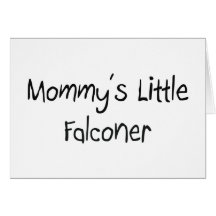 Mommys Little Falconer Greeting Cards