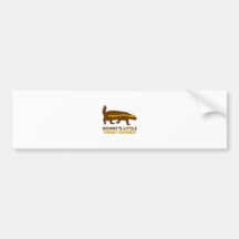 Mommy's Little Honey Badger Bumper Stickers