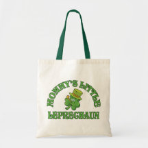 Mommy's Little Leprechaun Canvas Bag