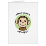Mommy's Little Monkey Greeting Cards