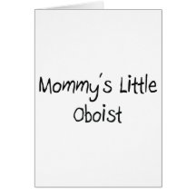 Mommys Little Oboist Cards