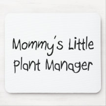 Mommys Little Plant Manager Mouse Mats